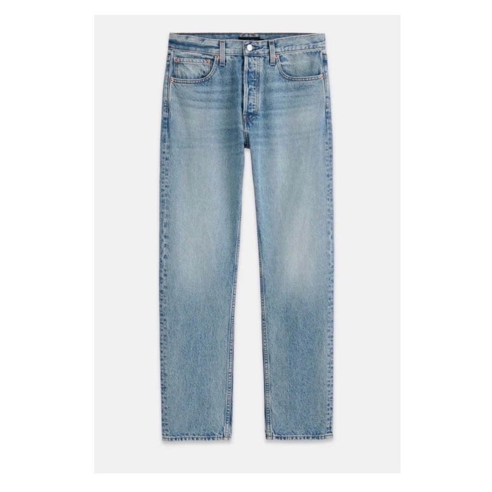 NWT ALEX MILL AM Original 5 Pocket Jean Mens Size 31 Vintage Medium Indigo Denim - Picture 2 of 9